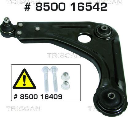 Triscan 8500 16542 - Track Control Arm www.autospares.lv