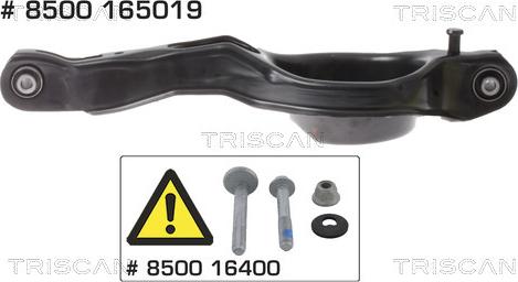 Triscan 8500 165019 - Neatkarīgās balstiekārtas svira, Riteņa piekare autospares.lv