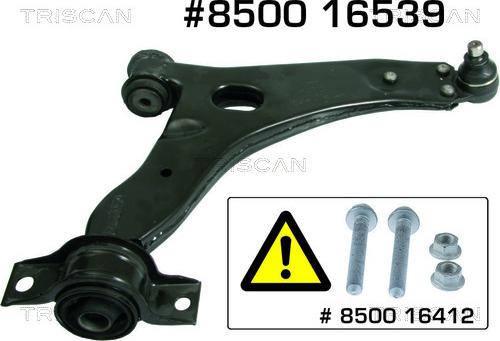 Triscan 8500 16539 - Track Control Arm www.autospares.lv