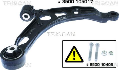 Triscan 8500 105017 - Track Control Arm www.autospares.lv