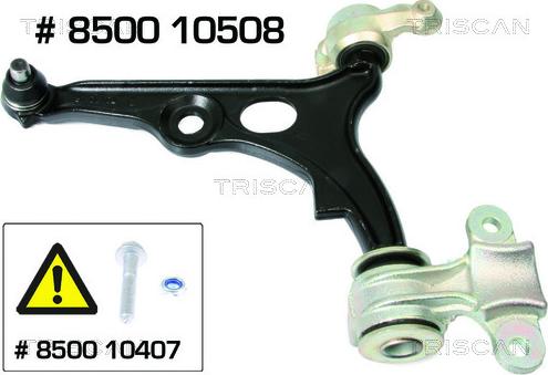 Triscan 8500 10508 - Track Control Arm www.autospares.lv