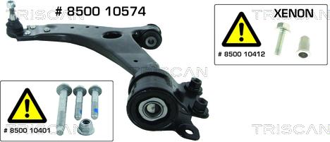 Triscan 8500 10574 - Track Control Arm www.autospares.lv