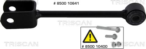 Triscan 8500 10641 - Stiepnis / Atsaite, Stabilizators www.autospares.lv