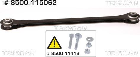 Triscan 8500 115062 - Stiepnis / Atsaite, Riteņa piekare www.autospares.lv