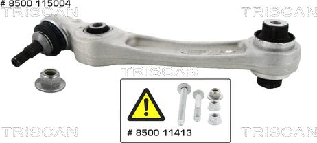 Triscan 8500 115004 - Neatkarīgās balstiekārtas svira, Riteņa piekare www.autospares.lv