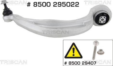 Triscan 8500 295022 - Neatkarīgās balstiekārtas svira, Riteņa piekare www.autospares.lv