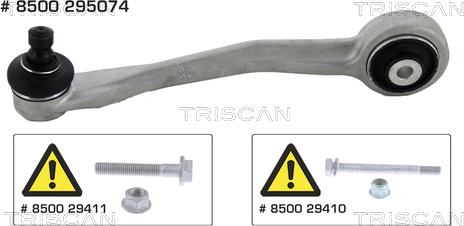 Triscan 8500 295074 - Neatkarīgās balstiekārtas svira, Riteņa piekare www.autospares.lv