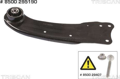 Triscan 8500 295190 - Track Control Arm www.autospares.lv