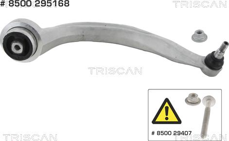 Triscan 8500 295168 - Neatkarīgās balstiekārtas svira, Riteņa piekare www.autospares.lv