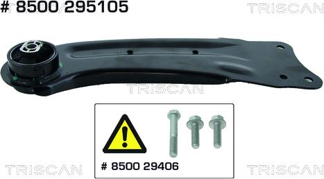 Triscan 8500 295105 - Neatkarīgās balstiekārtas svira, Riteņa piekare www.autospares.lv