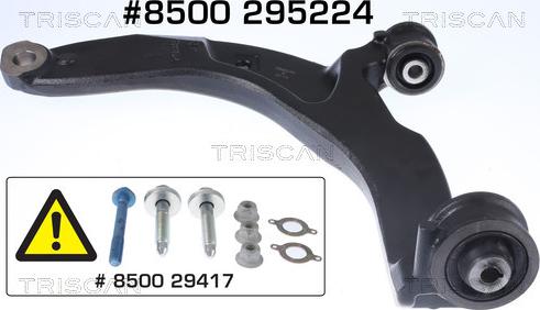 Triscan 8500 295224 - Neatkarīgās balstiekārtas svira, Riteņa piekare www.autospares.lv