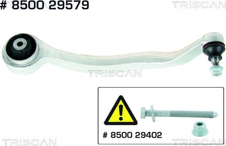 Triscan 8500 29579 - Track Control Arm www.autospares.lv