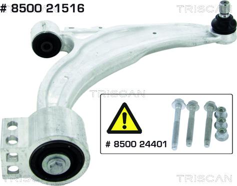 Triscan 8500 21516 - Рычаг подвески колеса www.autospares.lv