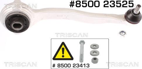 Triscan 8500 23525 - Neatkarīgās balstiekārtas svira, Riteņa piekare www.autospares.lv