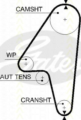 Triscan 8645 5597xs - Zobsiksna www.autospares.lv