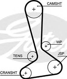 Triscan 8645 5645xs - Timing Belt www.autospares.lv