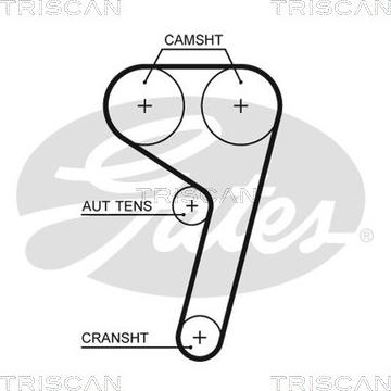 Triscan 8645 5669xs - Timing Belt www.autospares.lv