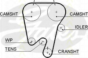 Triscan 8645 5378xs - Zobsiksna www.autospares.lv