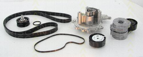 Triscan 8642 100504 - Ūdenssūknis + ķīļrievu siksnas komplekts www.autospares.lv