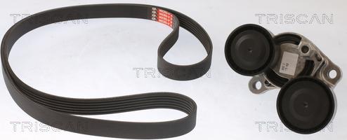 Triscan 8642 11001 - Ķīļrievu siksnu komplekts autospares.lv