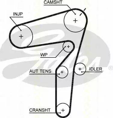 Triscan 8647 15038 - Timing Belt Set www.autospares.lv