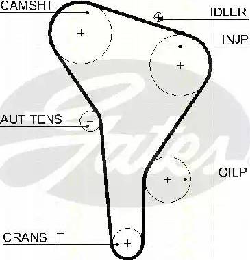 Triscan 8647 29058 - Zobsiksnas komplekts www.autospares.lv