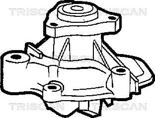 Triscan 8600 40802 - Ūdenssūknis autospares.lv