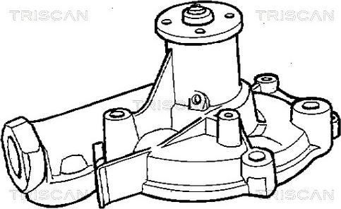 Triscan 8600 42938 - Ūdenssūknis www.autospares.lv