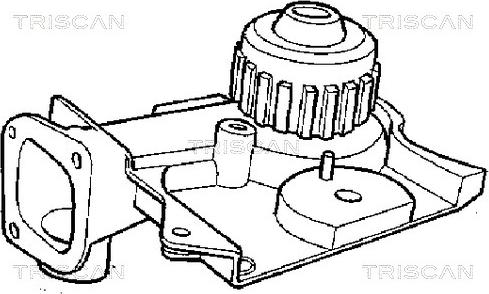 Triscan 8600 50855 - Ūdenssūknis www.autospares.lv