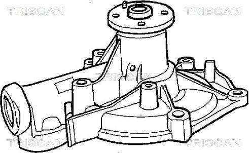 Triscan 8600 10952 - Ūdenssūknis www.autospares.lv