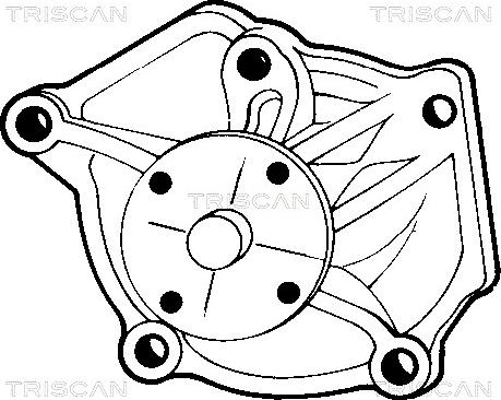 Triscan 8600 10310 - Ūdenssūknis www.autospares.lv