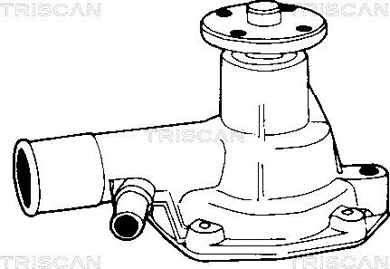 Triscan 8600 13350 - Ūdenssūknis www.autospares.lv