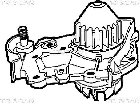 Triscan 8600 25010 - Ūdenssūknis www.autospares.lv