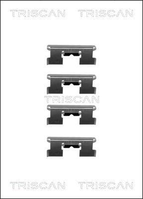 Triscan 8105 401438 - Accessory Kit for disc brake Pads www.autospares.lv