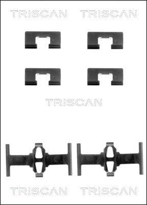 Triscan 8105 401613 - Piederumu komplekts, Disku bremžu uzlikas www.autospares.lv