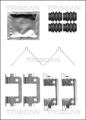 Triscan 8105 401620 - Piederumu komplekts, Disku bremžu uzlikas autospares.lv