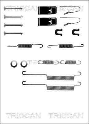 Triscan 8105 402522 - Piederumu komplekts, Bremžu loki autospares.lv