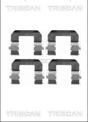 Triscan 8105 431617 - Accessory Kit for disc brake Pads www.autospares.lv