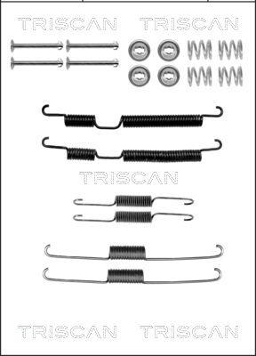 Triscan 8105 432002 - Piederumu komplekts, Bremžu loki www.autospares.lv