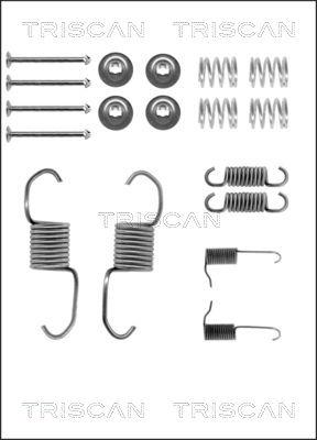 Triscan 8105 422558 - Piederumu komplekts, Bremžu loki www.autospares.lv