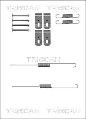 Triscan 8105 422589 - Piederumu komplekts, Bremžu loki www.autospares.lv