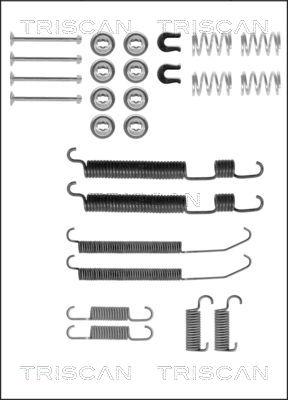 Triscan 8105 422581 - Piederumu komplekts, Bremžu loki www.autospares.lv