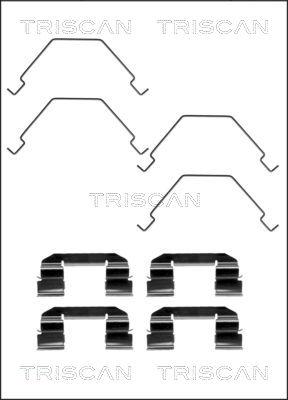 Triscan 8105 501583 - Accessory Kit for disc brake Pads www.autospares.lv