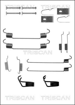 Triscan 8105 502557 - Piederumu komplekts, Bremžu loki www.autospares.lv