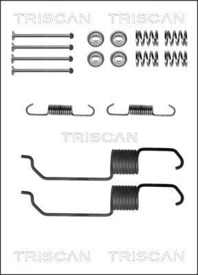 Triscan 8105 502560 - Piederumu komplekts, Bremžu loki www.autospares.lv