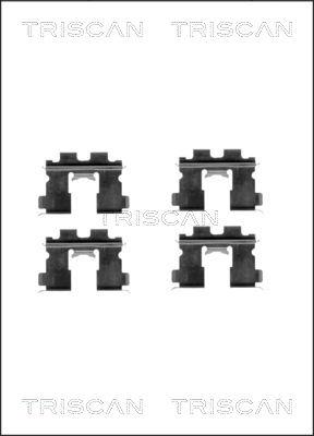 Triscan 8105 691621 - Accessory Kit for disc brake Pads www.autospares.lv