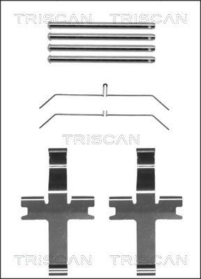 Triscan 8105 681535 - Piederumu komplekts, Disku bremžu uzlikas www.autospares.lv