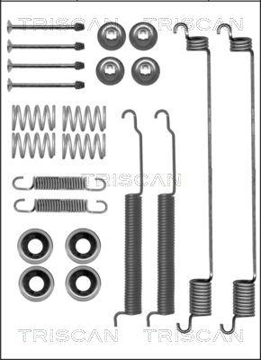 Triscan 8105 142566 - Accessory Kit, brake shoes www.autospares.lv