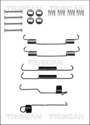 Triscan 8105 152559 - Piederumu komplekts, Bremžu loki www.autospares.lv