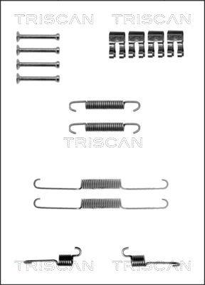 Triscan 8105 152554 - Piederumu komplekts, Bremžu loki www.autospares.lv